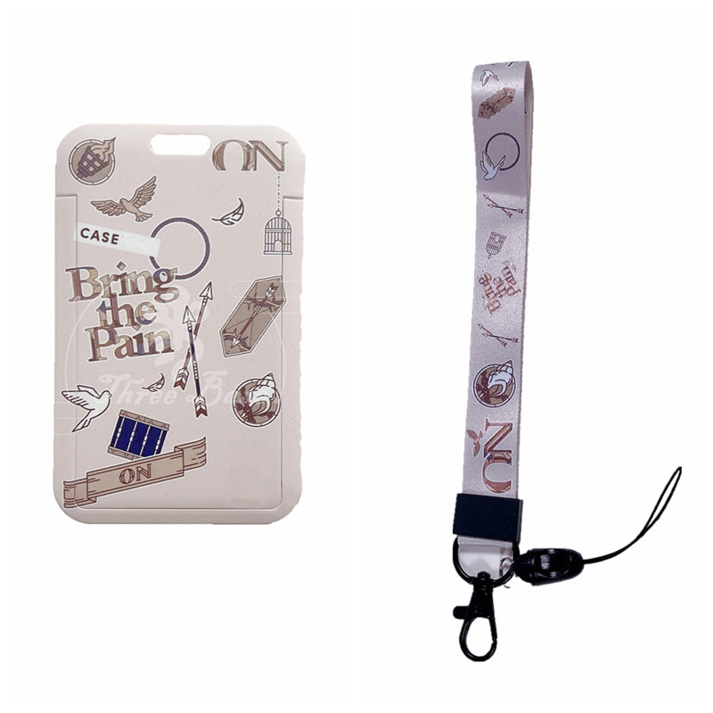 BTS Arirang ID Card Holder Cover with Neck & Wrist Lanyard