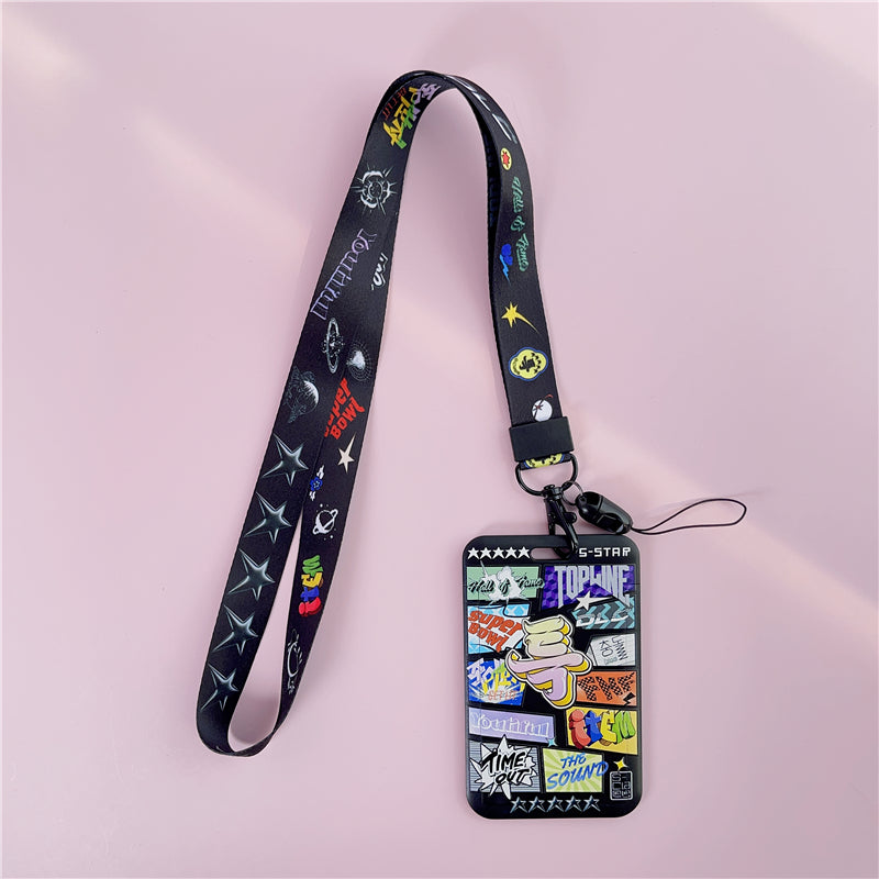 BTS Arirang ID Card Holder Cover with Neck & Wrist Lanyard