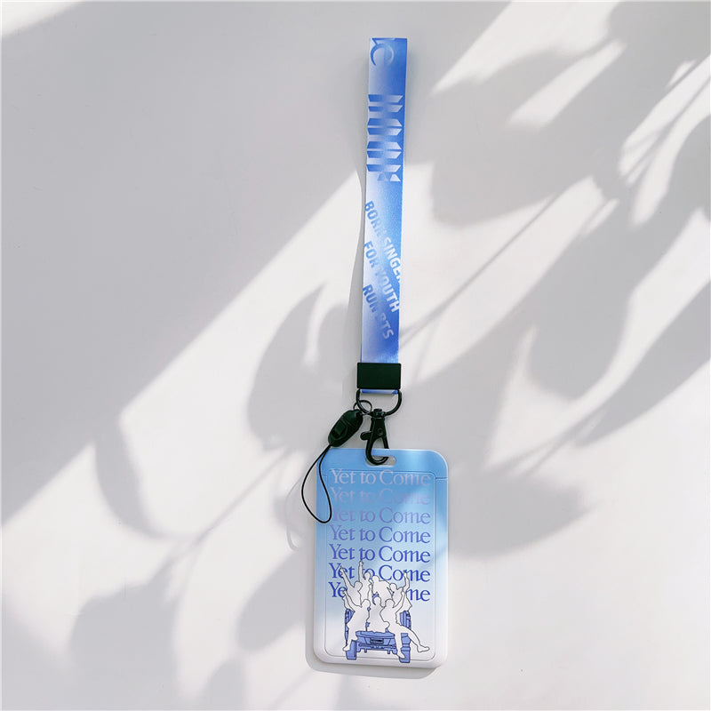 BTS Arirang ID Card Holder Cover with Neck & Wrist Lanyard