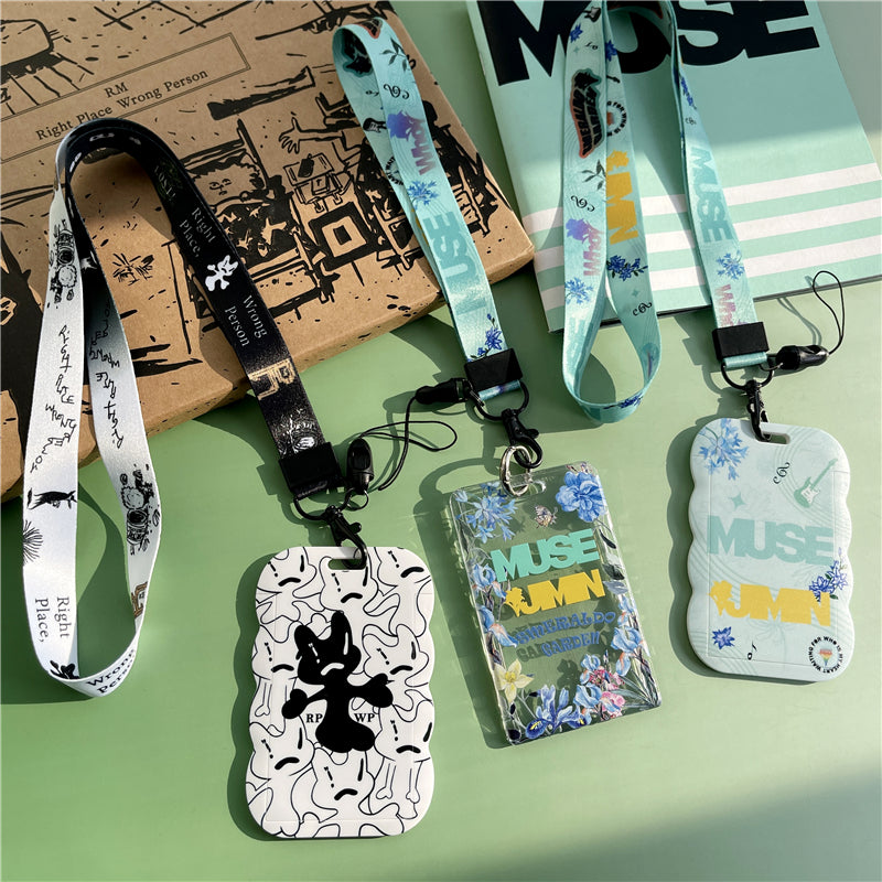 BTS Arirang ID Card Holder Cover with Neck & Wrist Lanyard
