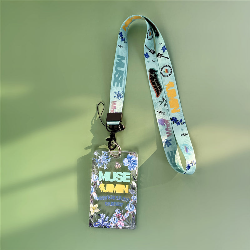 BTS Arirang ID Card Holder Cover with Neck & Wrist Lanyard
