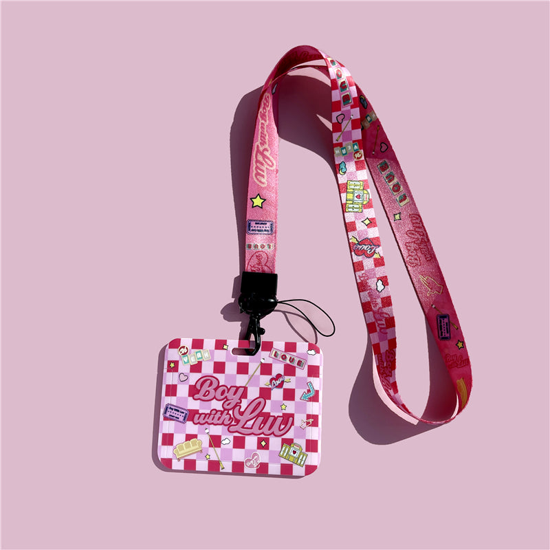 BTS Arirang ID Card Holder Cover with Neck & Wrist Lanyard