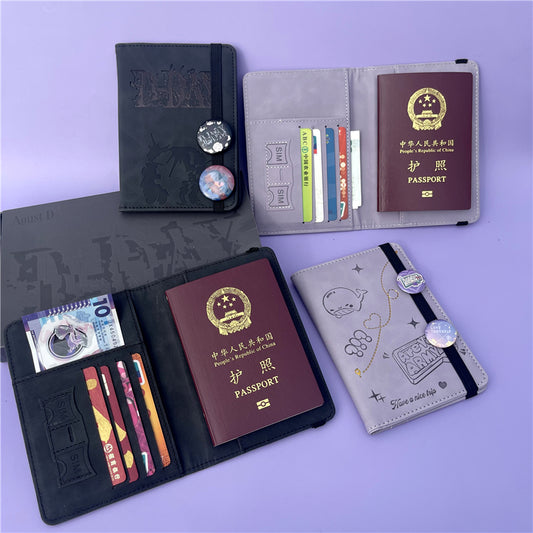 BTS ARMY D-DAY Fan Passport Holder Cover - Kpop Merch Travel Wallet