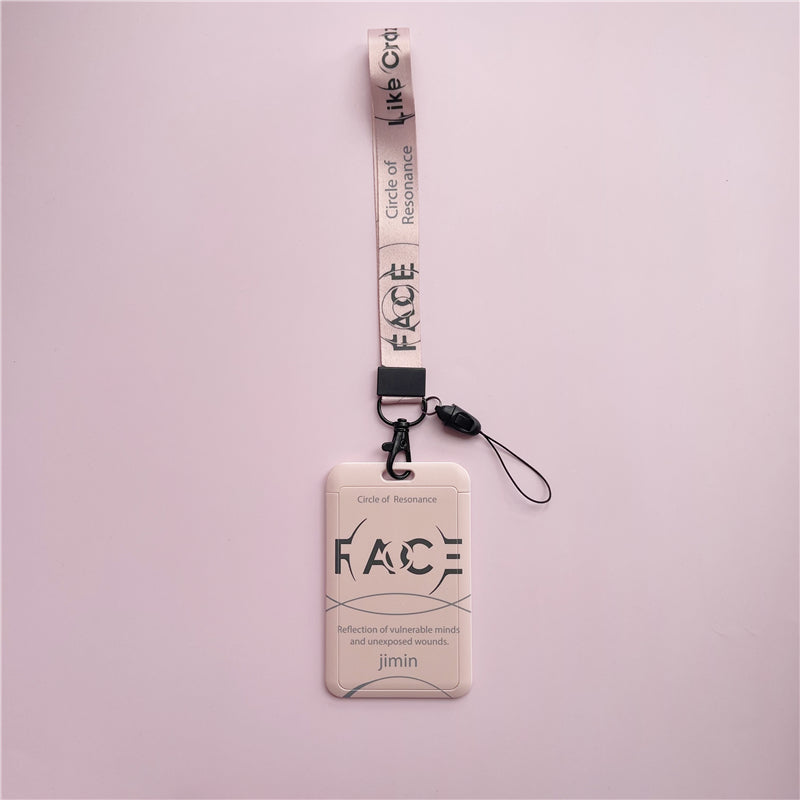 BTS Arirang ID Card Holder Cover with Neck & Wrist Lanyard