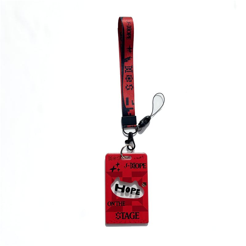 BTS Arirang ID Card Holder Cover with Neck & Wrist Lanyard
