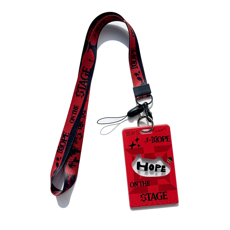 BTS Arirang ID Card Holder Cover with Neck & Wrist Lanyard