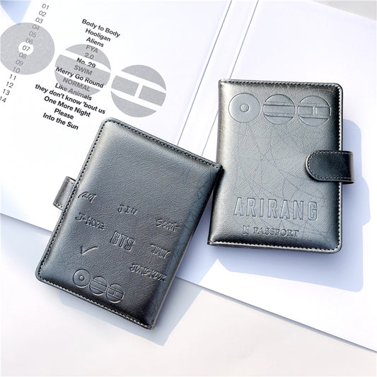 BTS Arirang Fan Passport Holder Cover - Kpop Merch Travel Wallet