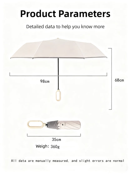 BTS Compact Folding Umbrella - Anti-UV Sun & Rain Protection Umbrella