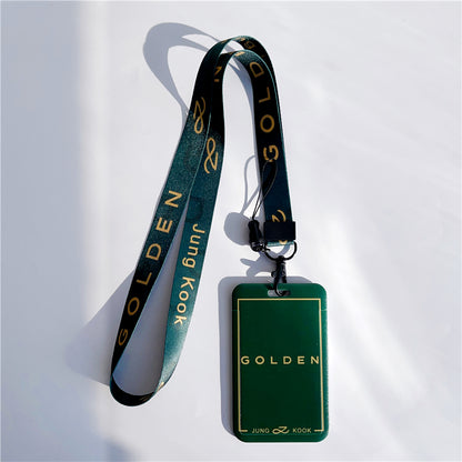 BTS Arirang ID Card Holder Cover with Neck & Wrist Lanyard
