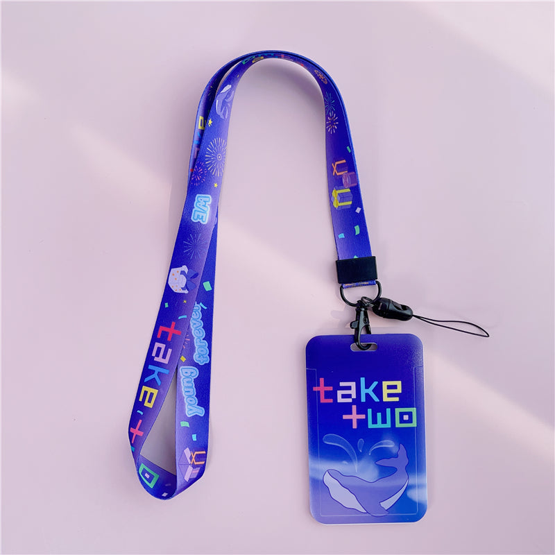 BTS Arirang ID Card Holder Cover with Neck & Wrist Lanyard