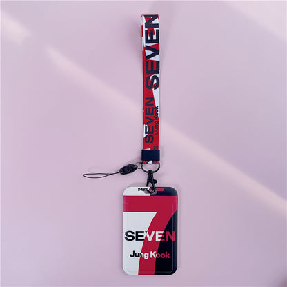 BTS Arirang ID Card Holder Cover with Neck & Wrist Lanyard