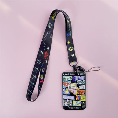 BTS Arirang ID Card Holder Cover with Neck & Wrist Lanyard