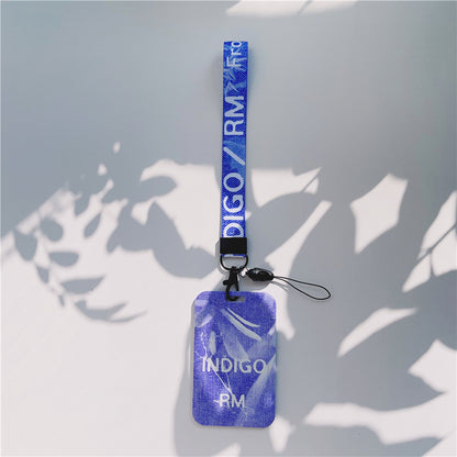 BTS Arirang ID Card Holder Cover with Neck & Wrist Lanyard