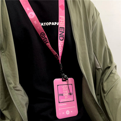 BTS Arirang ID Card Holder Cover with Neck & Wrist Lanyard
