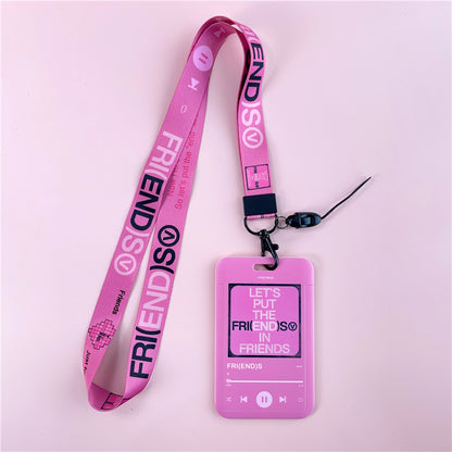 BTS Arirang ID Card Holder Cover with Neck & Wrist Lanyard