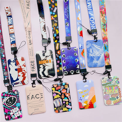 BTS Arirang ID Card Holder Cover with Neck & Wrist Lanyard