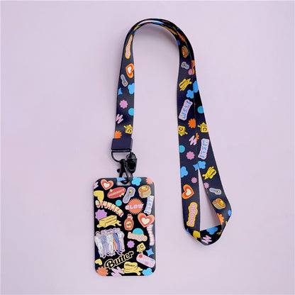 BTS Arirang ID Card Holder Cover with Neck & Wrist Lanyard