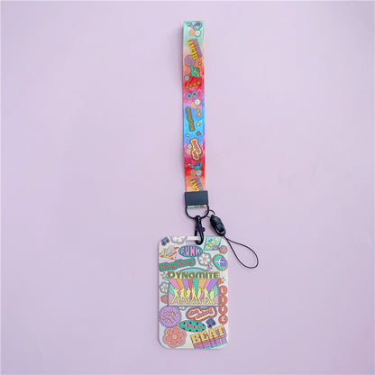 BTS Arirang ID Card Holder Cover with Neck & Wrist Lanyard