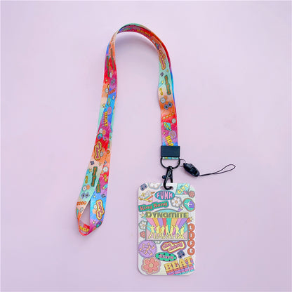 BTS Arirang ID Card Holder Cover with Neck & Wrist Lanyard