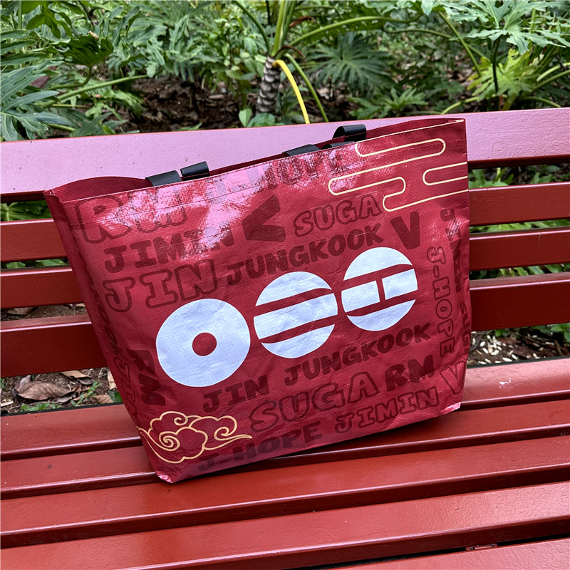 BTS Arirang Woven Tote Bag - Large Capacity Shopper