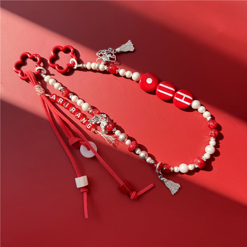 BTS Taylor Skz Cortis Ateez Twice Inspired Handmade Kpop Phone Charm Necklace & Decorative Bag Chain