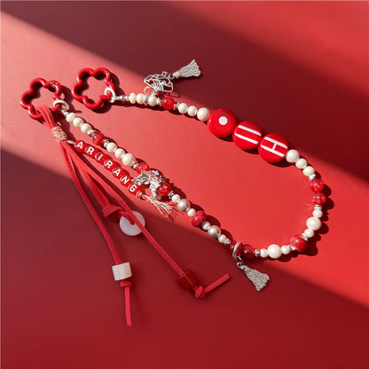 BTS Taylor Skz Cortis Ateez Twice Inspired Handmade Kpop Phone Charm Necklace & Decorative Bag Chain