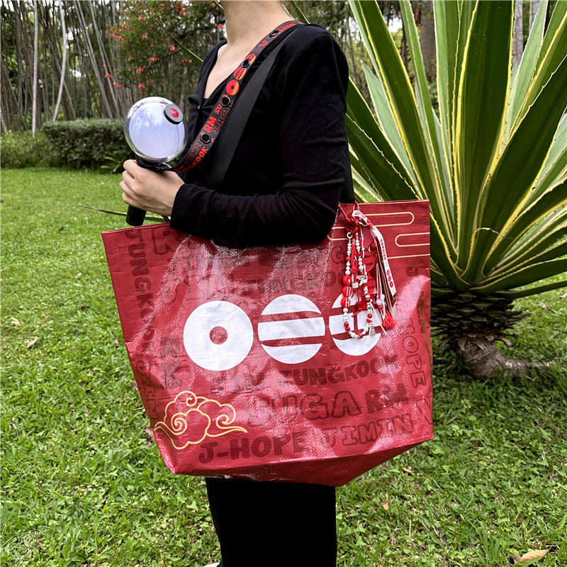 BTS Arirang Woven Tote Bag - Large Capacity Shopper