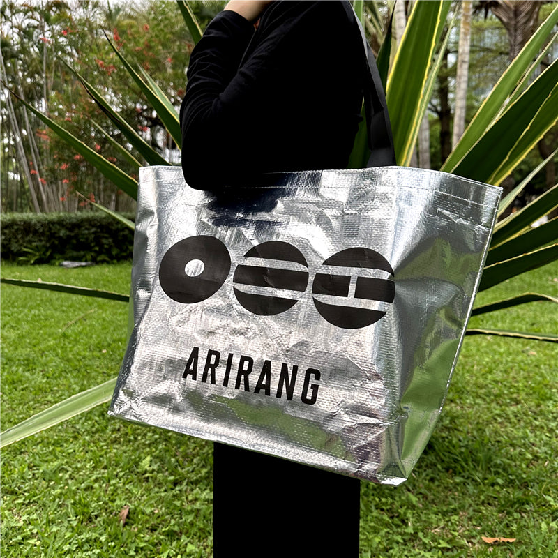 BTS Arirang Woven Tote Bag - Large Capacity Shopper