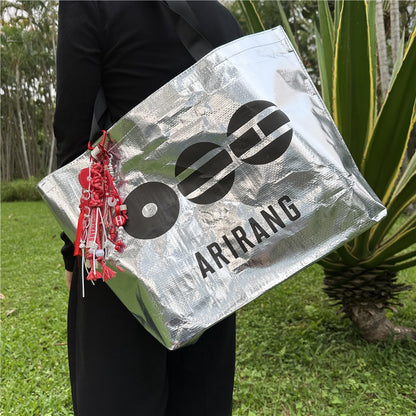 BTS Arirang Woven Tote Bag - Large Capacity Shopper