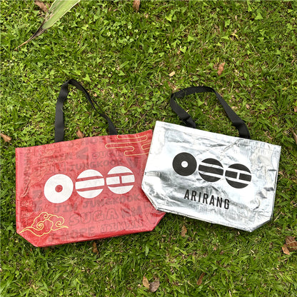 BTS Arirang Woven Tote Bag - Large Capacity Shopper