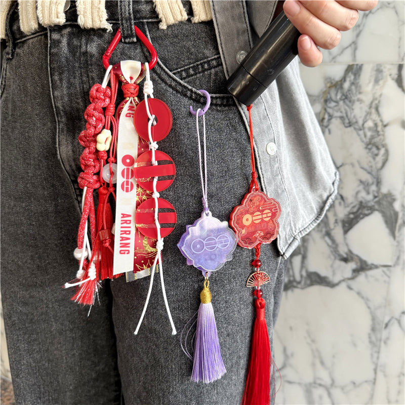 BTS Phone Charm & Belt Chain - Acrylic Pendant Bag Accessory