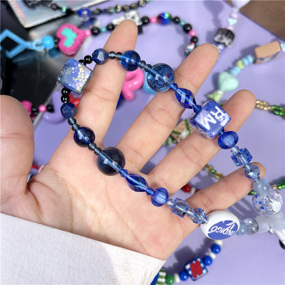 BTS Taylor Skz Cortis Ateez Twice Inspired Handmade Kpop Phone Charm Necklace & Decorative Bag Chain