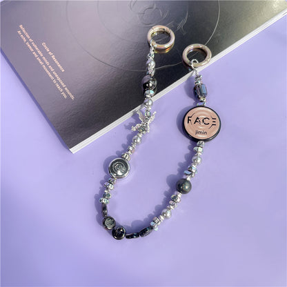 BTS Taylor Skz Cortis Ateez Twice Inspired Handmade Kpop Phone Charm Necklace & Decorative Bag Chain