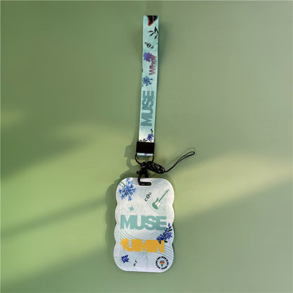 BTS Arirang ID Card Holder Cover with Neck & Wrist Lanyard