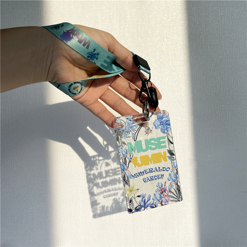BTS Arirang ID Card Holder Cover with Neck & Wrist Lanyard