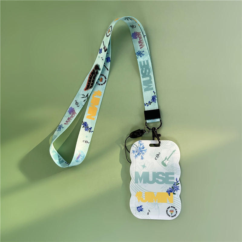 BTS Arirang ID Card Holder Cover with Neck & Wrist Lanyard