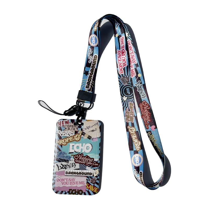 BTS Arirang ID Card Holder Cover with Neck & Wrist Lanyard