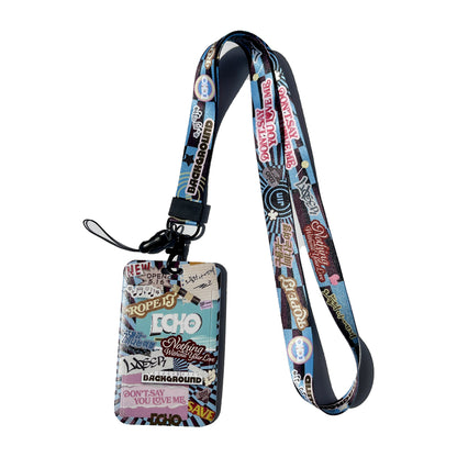 BTS Arirang ID Card Holder Cover with Neck & Wrist Lanyard