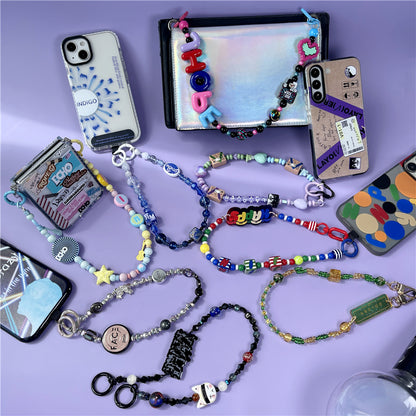 BTS Taylor Skz Cortis Ateez Twice Inspired Handmade Kpop Phone Charm Necklace & Decorative Bag Chain