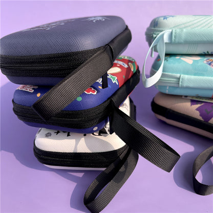 BTS Mini Portable Case - PU Leather Hard Shell Organizer for Airpods & Coins
