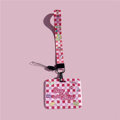 BTS Arirang ID Card Holder Cover with Neck & Wrist Lanyard