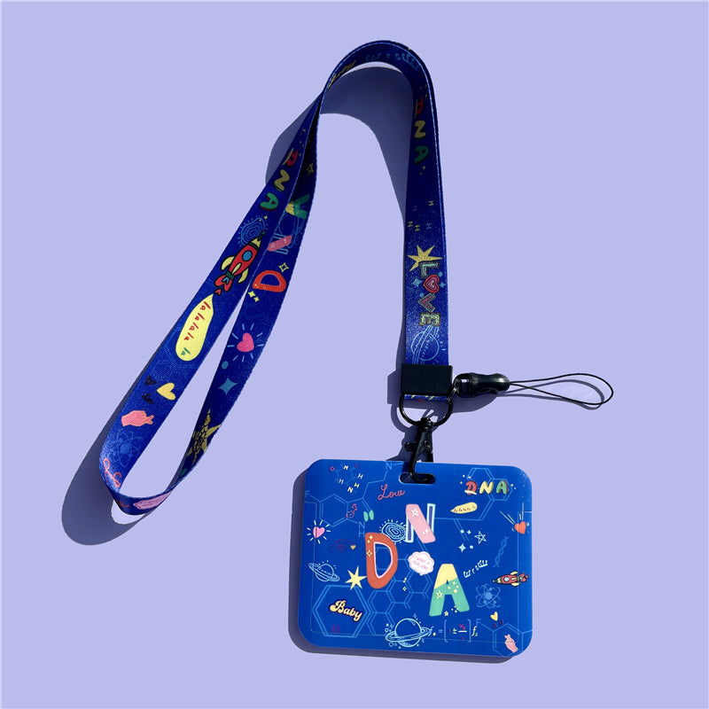 BTS Arirang ID Card Holder Cover with Neck & Wrist Lanyard