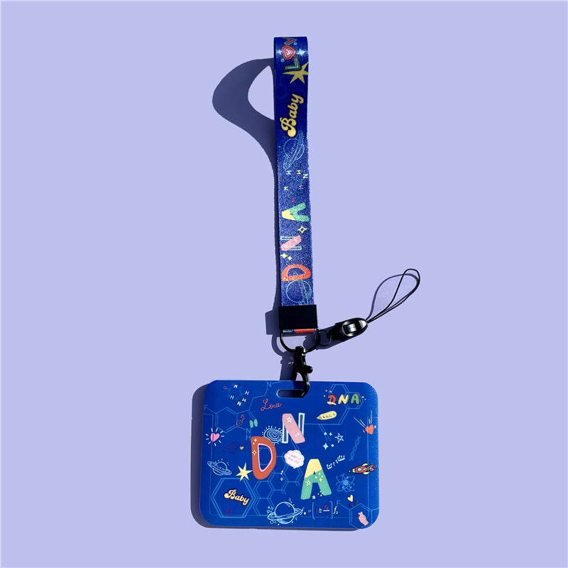 BTS Arirang ID Card Holder Cover with Neck & Wrist Lanyard