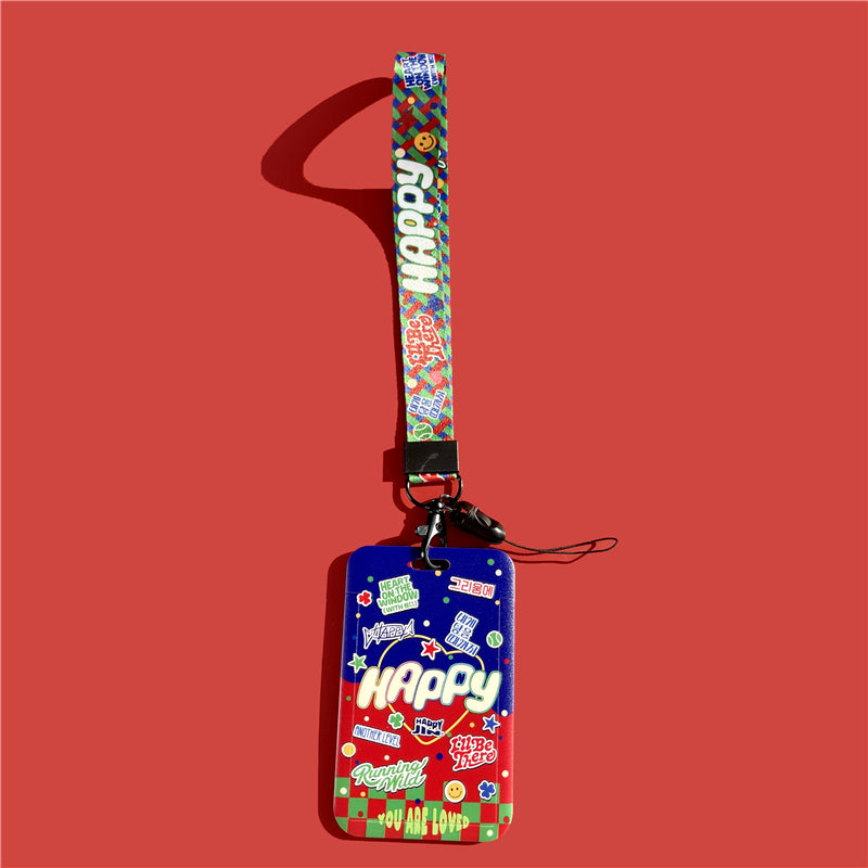 BTS Arirang ID Card Holder Cover with Neck & Wrist Lanyard