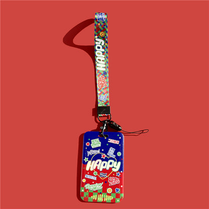 BTS Arirang ID Card Holder Cover with Neck & Wrist Lanyard