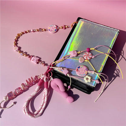 BTS Taylor Skz Cortis Ateez Twice Inspired Handmade Kpop Phone Charm Necklace & Decorative Bag Chain
