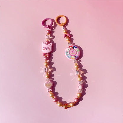 BTS Taylor Skz Cortis Ateez Twice Inspired Handmade Kpop Phone Charm Necklace & Decorative Bag Chain