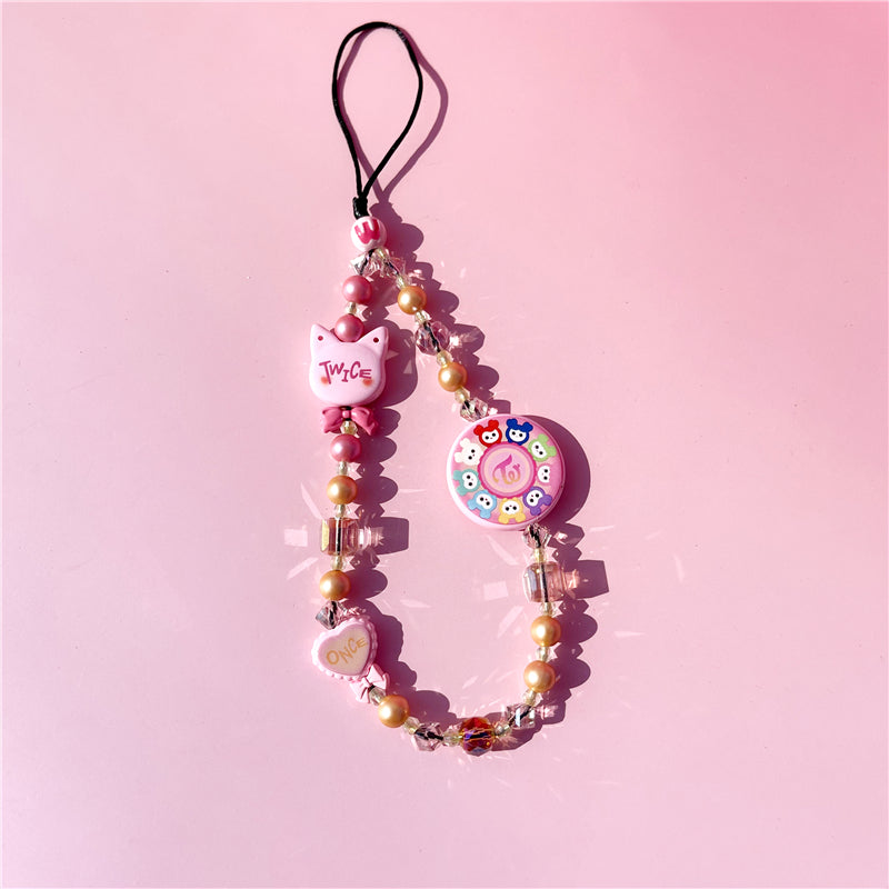 BTS Twice Nylon Phone Strap - Handmade Charm for Bag & Belt Accent