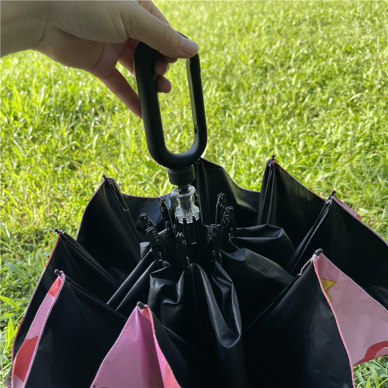 BTS Compact Folding Umbrella - Anti-UV Sun & Rain Protection Umbrella