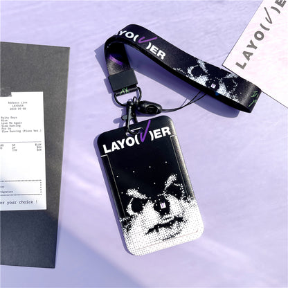 BTS Arirang ID Card Holder Cover with Neck & Wrist Lanyard